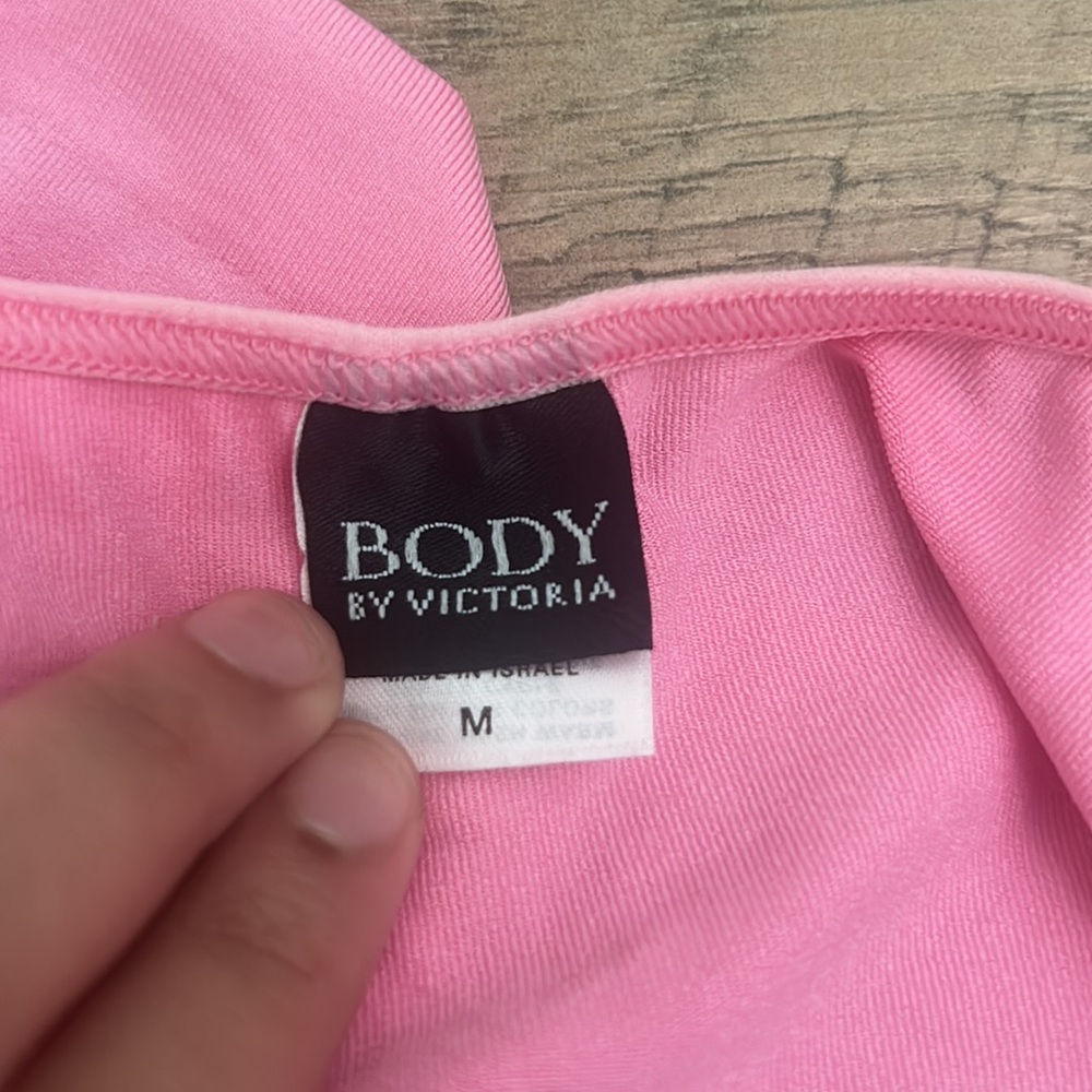 BODY by Victoria Y2K 90s 00s Pink Heart Tank Top Size Medium - Picture 4 of 5